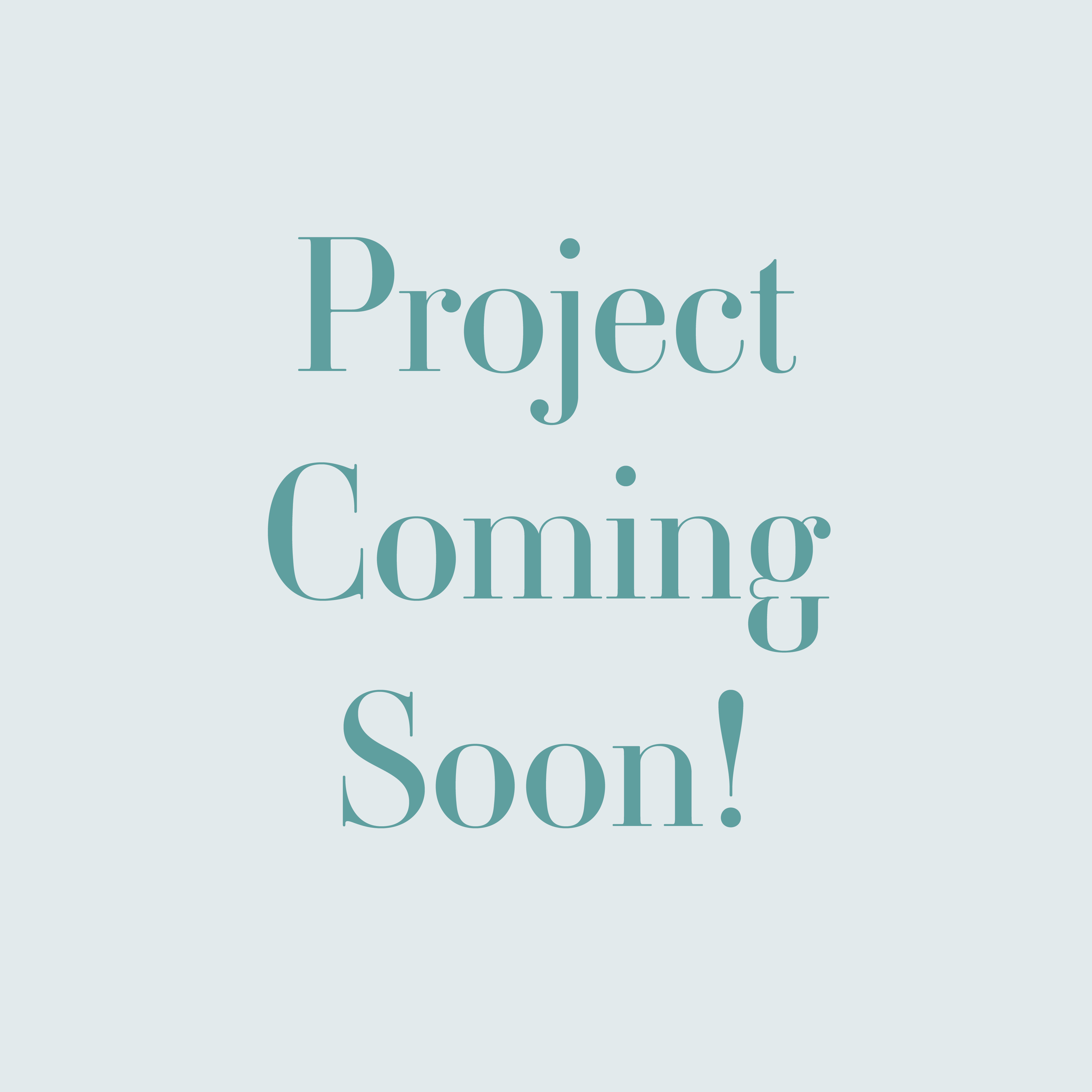 Project Coming Soon
